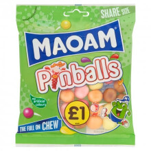 MAOAM PINBALLS BAG 140g (Pack of 14)