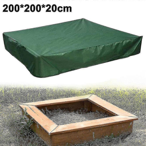 (Πράσινο-200*200*20cm) Αδιάβροχο κάλυμμα σκάμματος, κάλυμμα σκάμματος από μουσαμά, κ