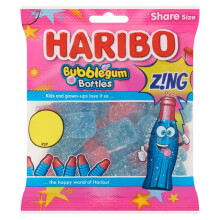 HARIBO Bubblegum Bottles Bag 160g (Pack of 12)