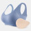 M Size Breathable Cotton Triangular Bra Insert for 75 Bra Women 4