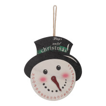 Christmas Day Sign Puppet Man Style4mm Thickness Lightweight Easy Hanging Poplar Wood Welcome Door Decoration