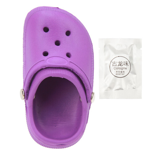Cute Mini Shoe Car Diffuser Purple Iron Plastic Fragrance Decor 1