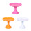 Elevated Plastic Cake Stand for Dessert Party Display-White 3