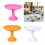 Elevated Plastic Cake Stand for Dessert Party Display-White 4