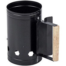 Charcoal Chimney Starter for BBQ Grilling, Fast Ignition No Lighter Fluid, Heat Resistant Handle