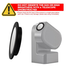 50.2mm Solar Filter Cover for Seestar S50 Telescope for Safe Sun Viewing