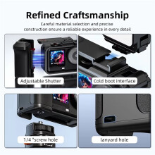 Quick-Release Street Photography Handle Set for Osmo Action 6 Action Camera Border Accessories