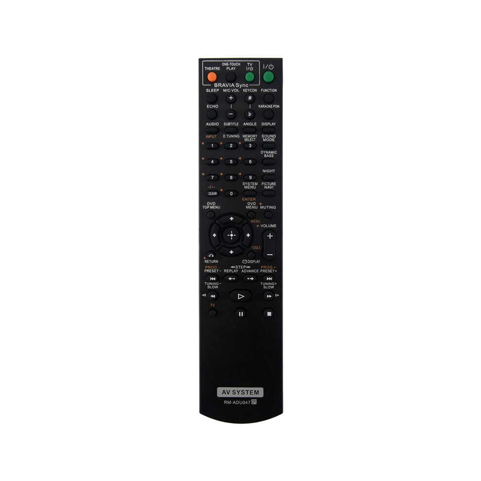 Remote Control For Av Dav-Dz280 Dav-Dz660 Dav-Dz860 Dav-Dz680 Dav-Dz780 Hcd-Dz750 Rm-Adu047 Rm-Adu050 6033736328135