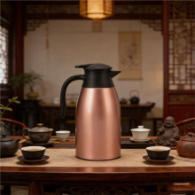 2L Tea Pot 304 Stainless Steel Leakproof Lid Portable Handle Easy Cleaning Coffee Insulated Dispenser D