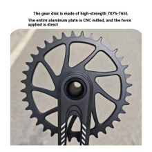 34t Mountain Bike Positive and Negative Tooth Plate Crank Direct Installation Single Plate Offset 0mm Sprocket