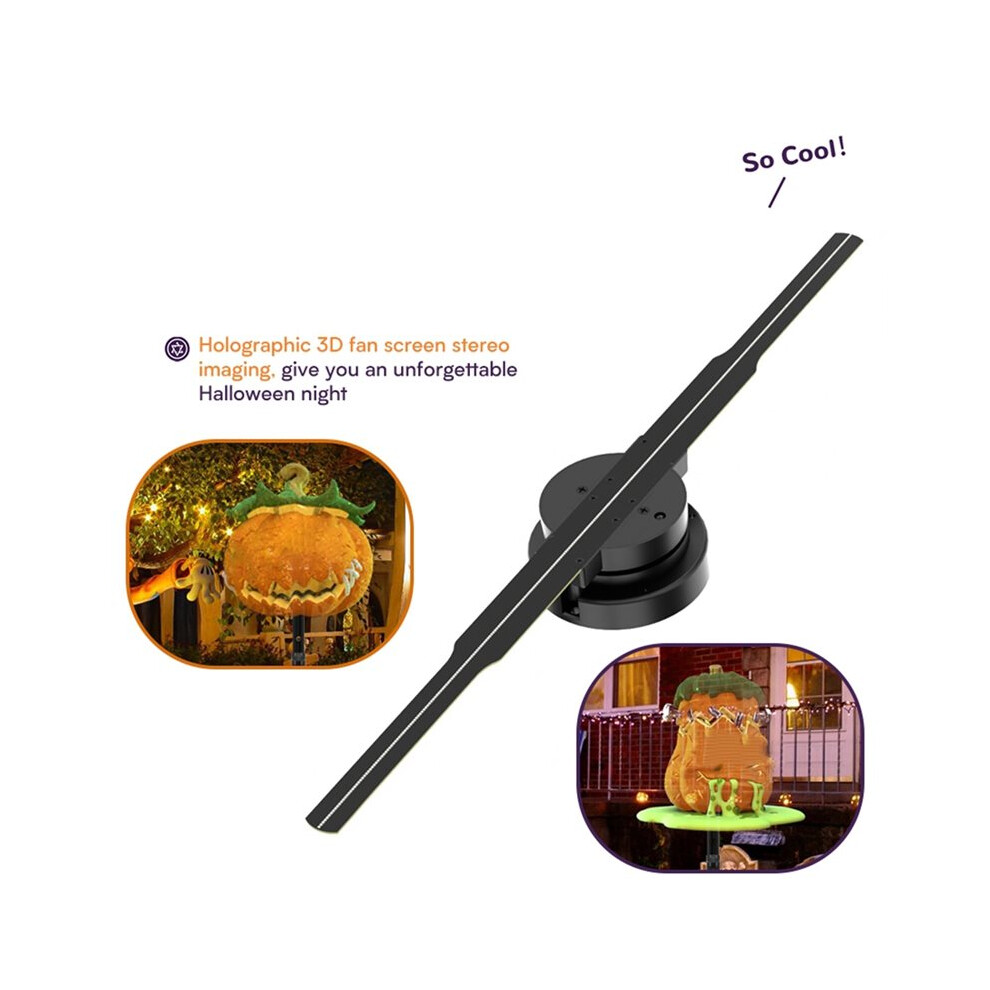 Pd42 3D Hologram Projector Fan Display Advertising Logo Holographic Lamp Projectors Replaceable Fan Blade Eu Plug Light 4712337238860