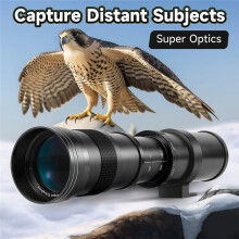 420-800mm Manual Focus Super Telephoto Zoom Lens F/8.3-16 T Mount 1/4 Thread for DSLR SLR Camera Lense