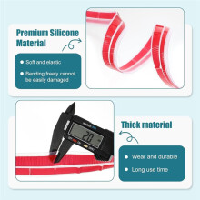 2pcs 1.37inx20Ft Door Draft Stopper,Seal Strip for Window Gaps,Stripping Seal Strip Shower Sweep,Door Seal Tape
