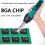 BGA Chip Soldering Practice Board Kit Decimal Flowing Lights Teaching Practical Training Soldering Practice Loose Part A 3