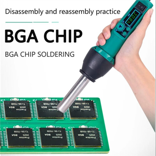 BGA Chip Soldering Practice Board Kit Decimal Flowing Lights Teaching Practical Training Soldering Practice Loose Part A 2