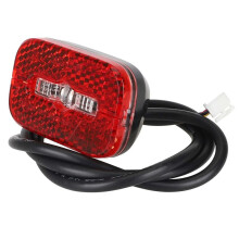 For KQi3 Electric Kick Scooter Rear Light TailLight Safety Skateboard Stoplight Warning Brake LED Lamp