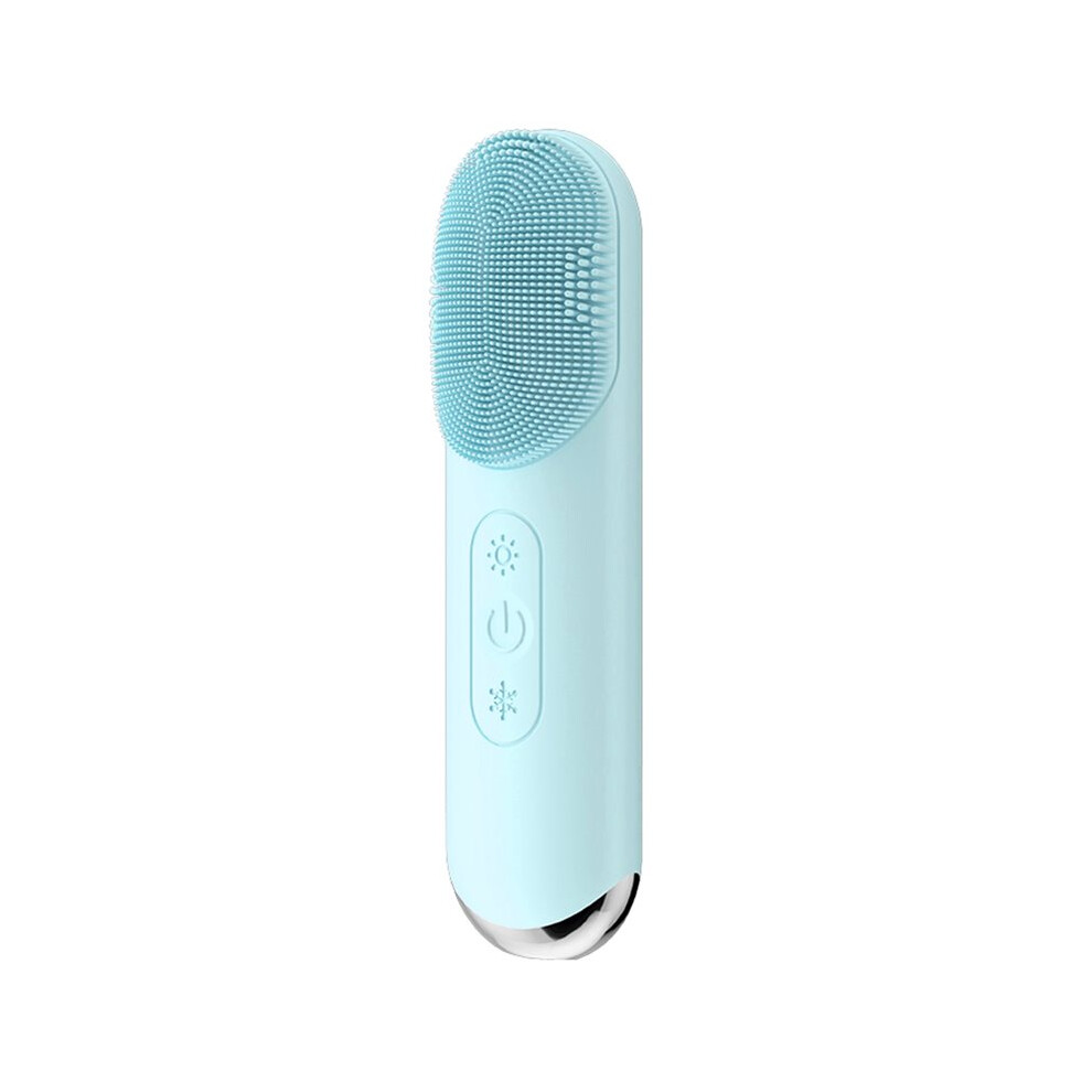 Facial Cleansing Brush,Silicone Face Scrubber,Electric Face Brushes for Cleansing with Vibration,Hot and Cold Modes,Face