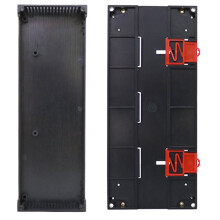 Caixa de Plástico ABS para Trilho DIN para Medidor, 250x110x65mm
