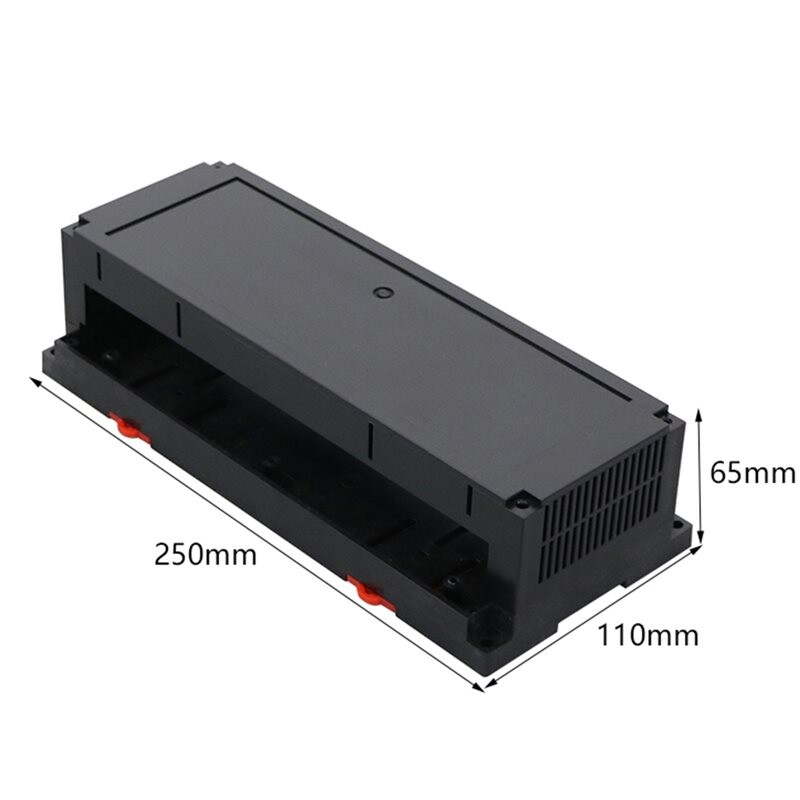 ABS Plastic PCB Din Rail Enclosure for Meter, 250x110x65mm on OnBuy