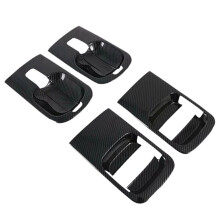 4Pcs Carbon Fiber Style Door Outer Handle Cover for H1 Grand Starex I800 ILoad/IMax Exterior Parts Auto Parts