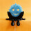 Smile Dish Scrubber Drain Rack Home Kitchen Use  Scrubber Sponge Storage Box Convenient Storage 2