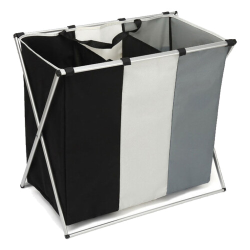 Foldable Laundry Basket Oxford Cloth65.5x60x39.5cm