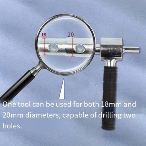 1pc Ice Quick Connector 18mm/20mm Hex Adapter for Electric Ice Auger