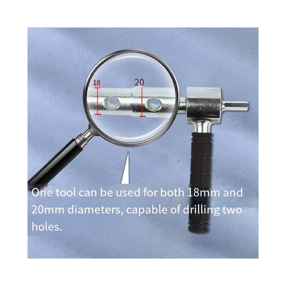 1Pc Ice Quick Connector 18Mm/20Mm Hex Adapter For Electric Ice Auger 6032703862917
