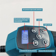 Cordless Electric Air Pump for Car Bicycle Tires Balls Portable Car Tire Inflator Air Compressor for 18V Battery