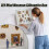 DIY  Museum Silhouette Box Memory Display with  Figurines Frames with Light for Anniversary Wedding Gift White 1