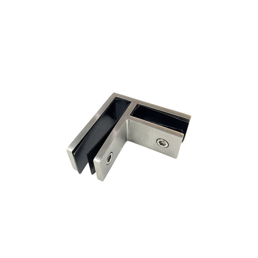 Thickened Cast 304 Stainless Steel Shower Room Bathroom Partition Glass Fixing Clip Fixed Corner Code 90 Degree 4712893852166