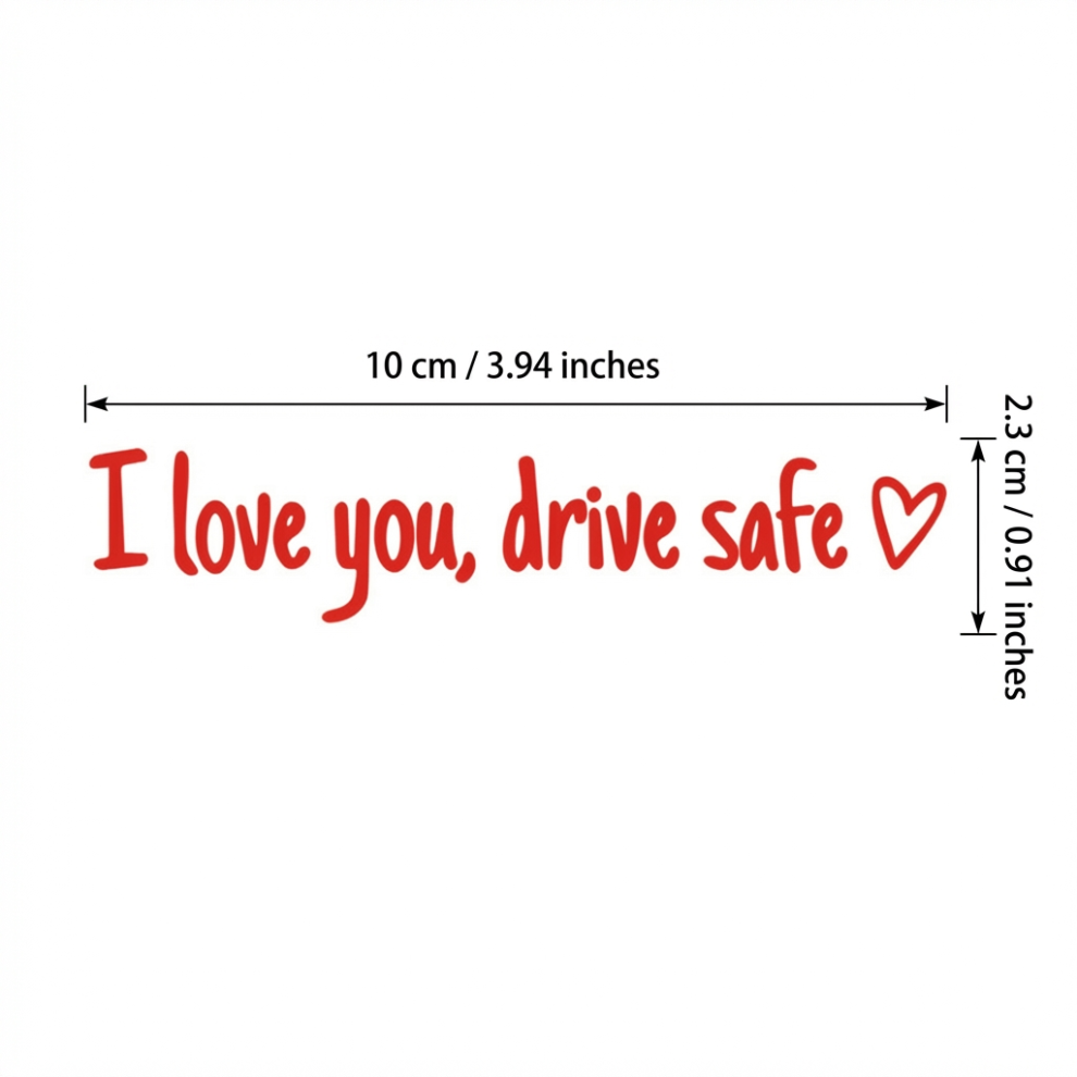 \"Reflective Car Sticker - Drive Safe Mirror Decor\" Light 6957086552210