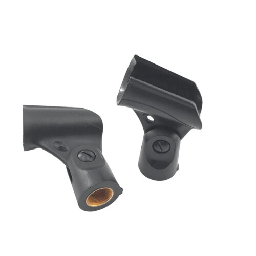 10 Pezzi Supporto Universale per Microfono con Clip da 5/8 di Pollice Adattatori per Dadi Maschi Microfono Microfono 1