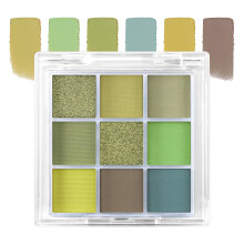 9 Colors Matte and Shimmer Eyeshadow Palette, Pigmented Waterproof Long Lasting Makeup for Women