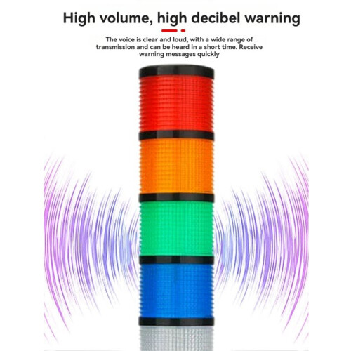 LED Signal Tower Stack Lights Industrial Signal Warning Lights Tower Lights and Light Strips Steady/Flashing Lights
