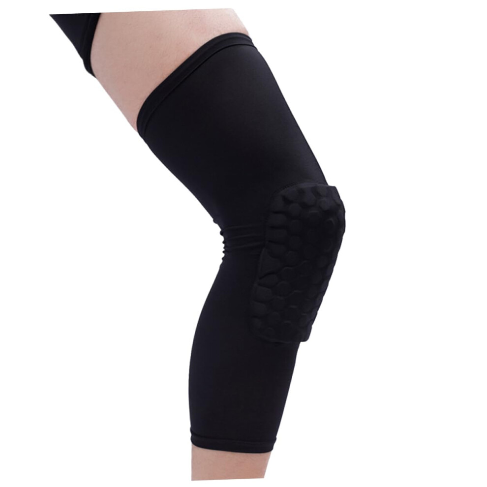 Honeycomb Knee Support Brace Size L NonSlip Breathable Compression Sleeve for Basketball Running Hiking
