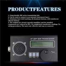 USDR USDX SDR Transceiver with 3.5-470MHZ 20W Tuner 8 Band SSB CW QRP Shortwave Defined Radio Transceiver US Plug