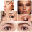 2PCS Waterproof Microblading Eyebrow Pen with 4 Fork Tip, Long Lasting Smudge Resistant Black 5