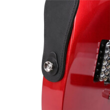 10PCS Guitar Strap Locks Blocks Rubber Safety Lock Straps Protector for Ukulele Electric Guitar Accessories