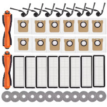 For  5 Pro/OV21CN Robot Vacuum Cleaner Mop Cloths Dust Bags Hepa Filter Side Brush Main Brush Replacement