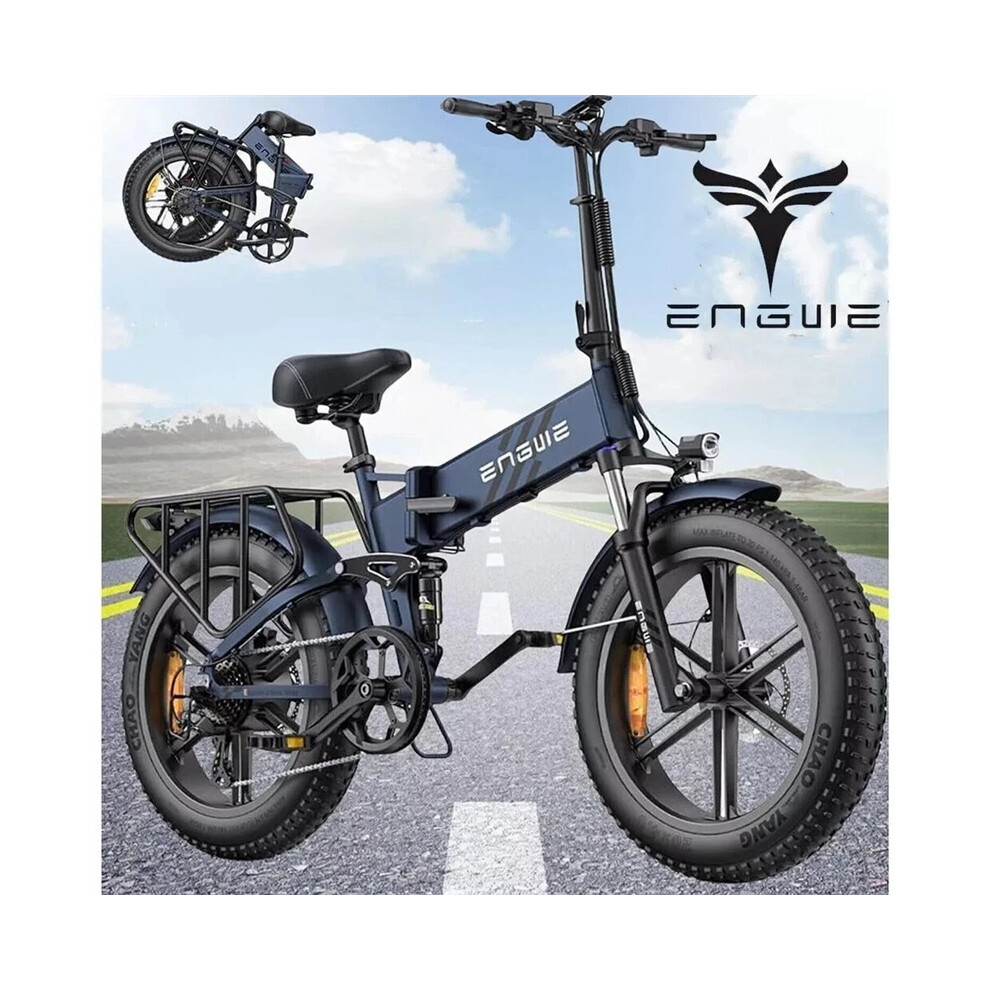 Engwe Engine Pro 2.0 Folding E-Bike 20" Electric Bike 52V 16Ah Bicycle 8-Speed
