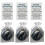 Gothic-Krähen-Token aus Kunstharz im Taschenformat mit-3er-Pack 1