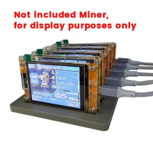 2,8-Calowy Uchwyt Bazowy NMMiner 5 Slots do NerdMinerBitcoin Crypto Solo Miner, Obsługuje Stojak 5XNMMiner 5 Slots