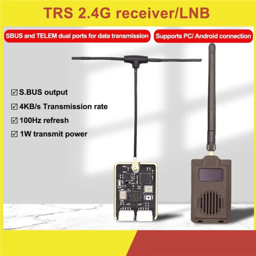 TRS 2.4G Remote Data Integrated LNB Transmitter+Receiver 1000mW 2.4G S.BUS TYPE C  SPP for Pocket T-Pro LNB 1