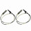 4Pcs Car Front & Rear ABS Wheel Speed Sensor for  E81 E82 E87 E90 34526870075 34526870077 34526760424 34526762476 6