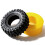 4 Pneus Macios de 2,2 Polegadas (120mm) para Carro RC Crawler 1/10 SCX10 90046 RR10 Wraith 90018 90048 TRX4 8