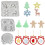 Silikonform für handgefertigte-Weihnachtsanhänger 6