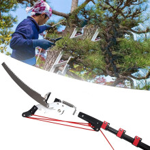 Telescopic Pole Saw 24FT Reach Tree Pruner Pole for Trimming with Flexible Positioning