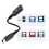 PD USB C Cable for NDSi 3DS LL Controller PD Charging Adapter Type C Cable with LED for 3DS Game Console Power Wire 3
