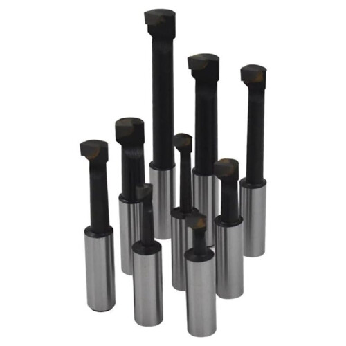 Professional 1/2" Boring Bar Set, 9 Pcs Carbide Tipped Bars, OEM-Lathe Tool Replacement 2